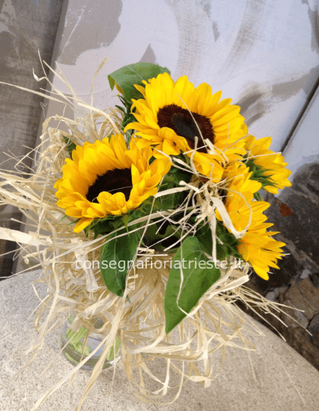 Bouquet di girasoli