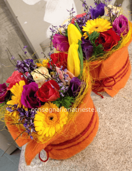 Sushi colori caldi base circa diam cm 15