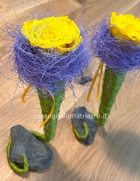 Rosa stabilizzata stile 