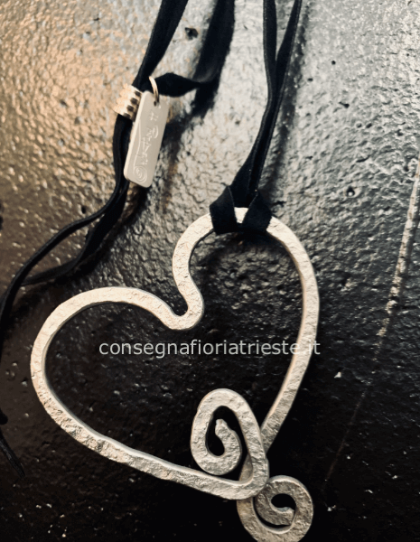 Pendente in alluminio Cuore
