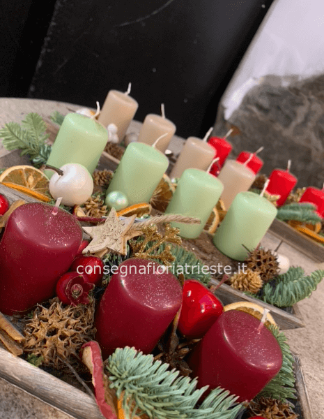 Centro Tavola delle Feste Bianco